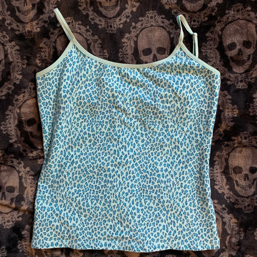 Leopard print tank top